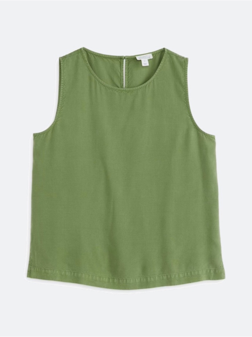 NWT Market and Spruce Gwen Lyocell Tank in Green - Picture 4 of 4